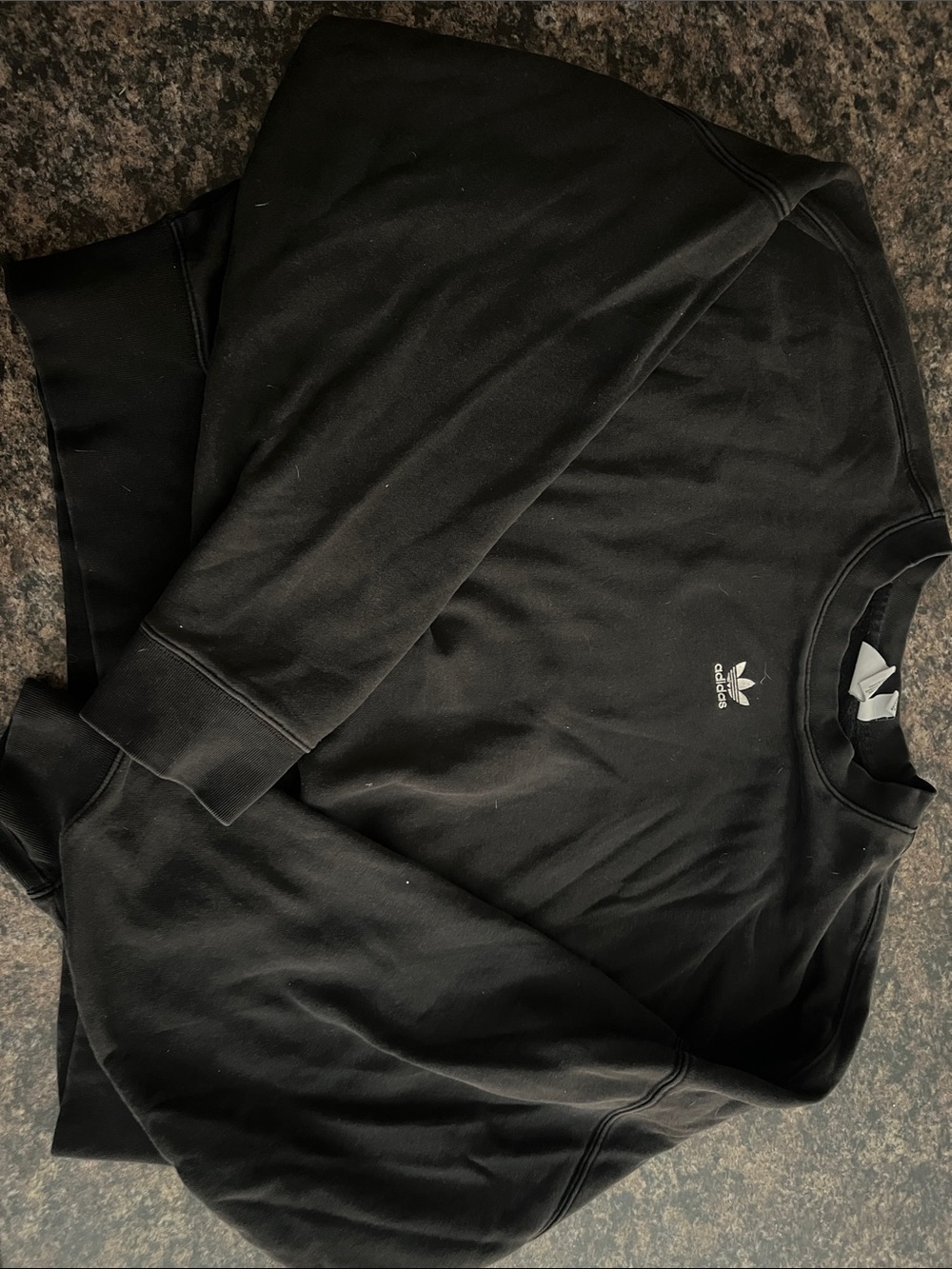Adidas Black Crewneck Sweatshirt
